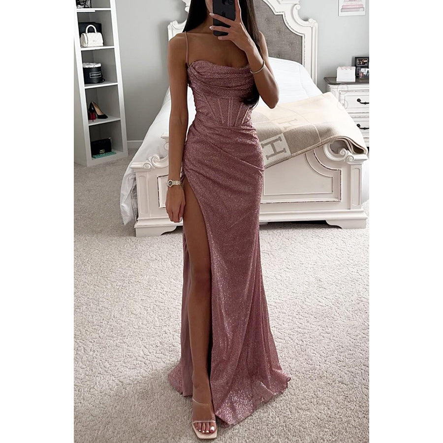 Evelynn | Casual Slit Loose Fit Party Wear Homecoming Dress 0
