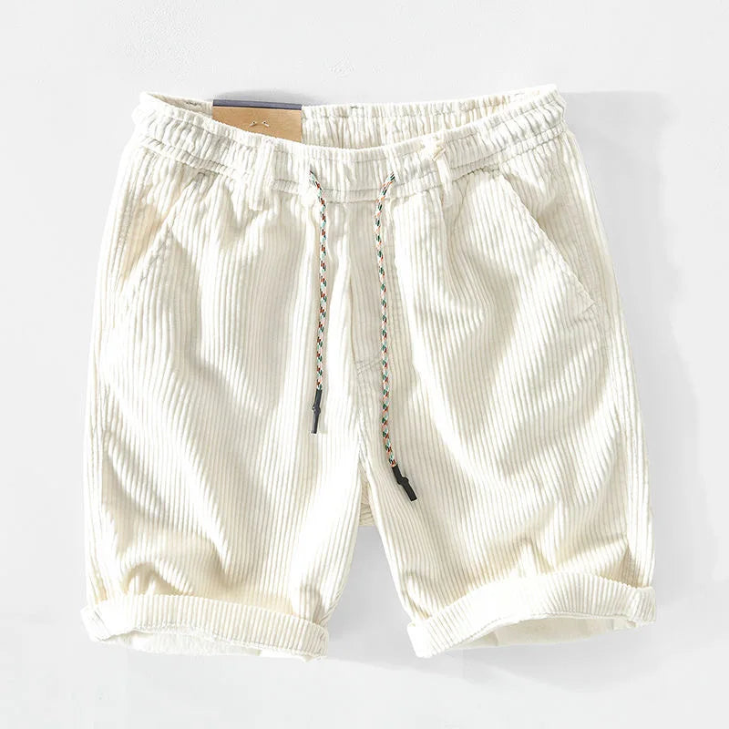 Felix | Relaxed and Vintage Inspired Corduroy Summer Shorts 0