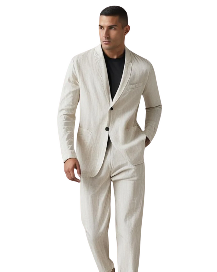 Finn | Luxurious and airy linen men's set 1