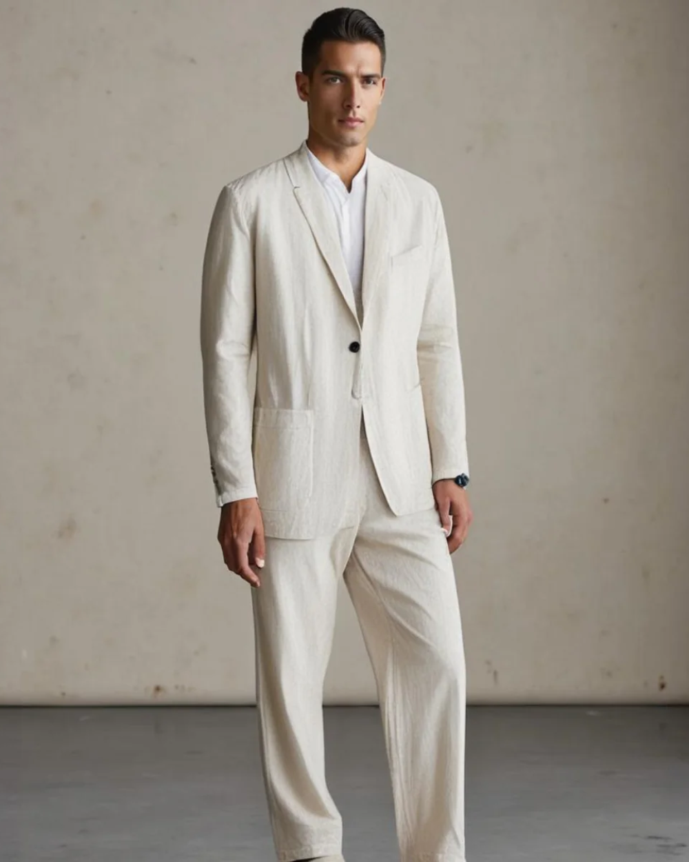 Finn | Luxurious and airy linen men's set 2