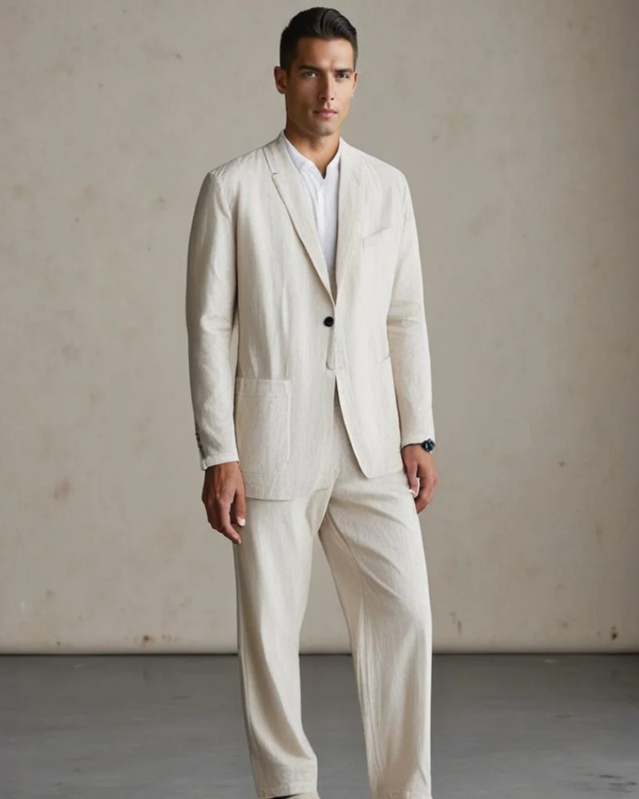 Finn | Luxurious and airy linen men's set 2