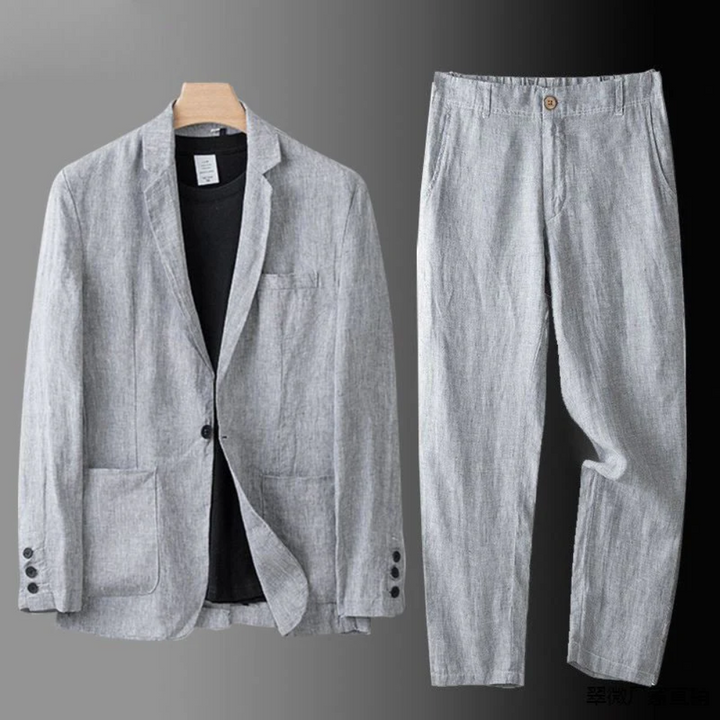 Finn | Luxurious and airy linen men's set 4