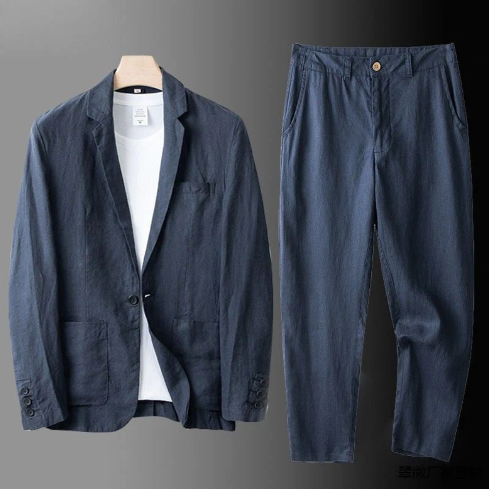 Finn | Luxurious and airy linen men's set 7