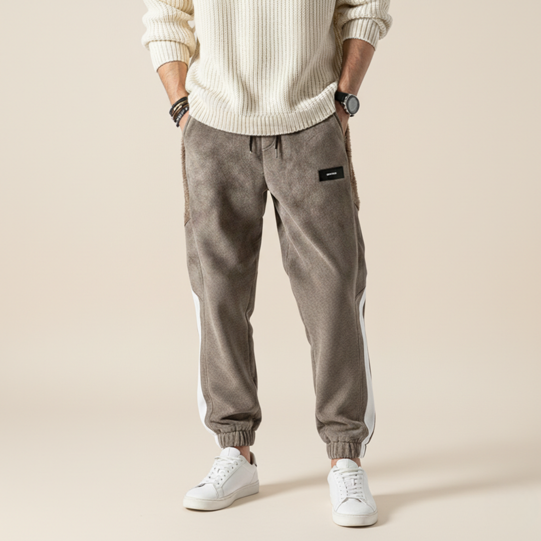 Frenzy | Men’s Joggers – Comfortable, Modern &amp; Warm Sherpa Lined 0