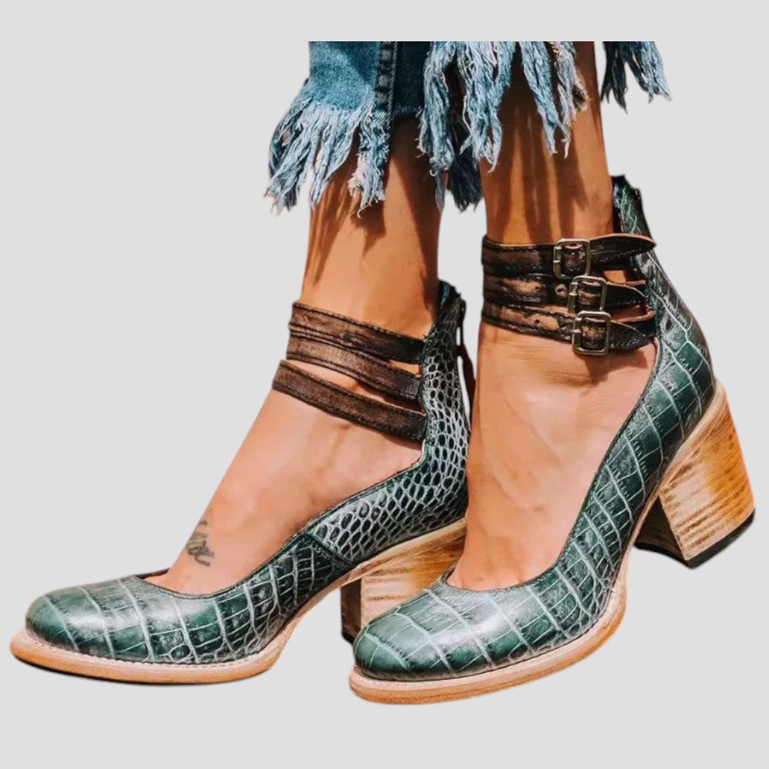 Frieda | Sleek and Versatile Comfort Heels Boots 6