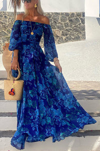 Aurora | Lightweight and Breathable Off-Shoulder Wedding Guest Dress