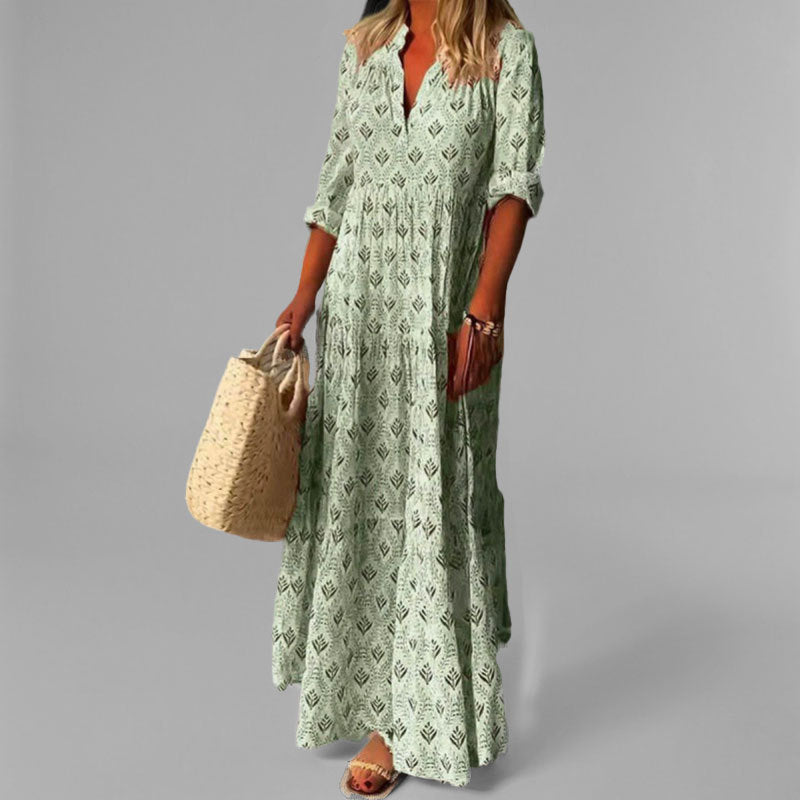Hannah | V-Neck Maxi Dress 1