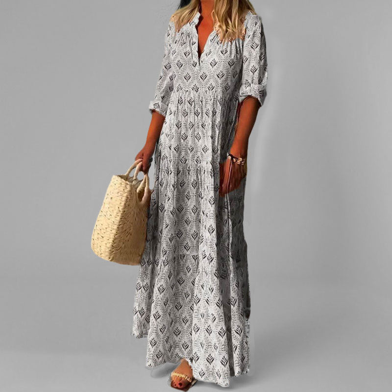 Hannah | V-Neck Maxi Dress 2