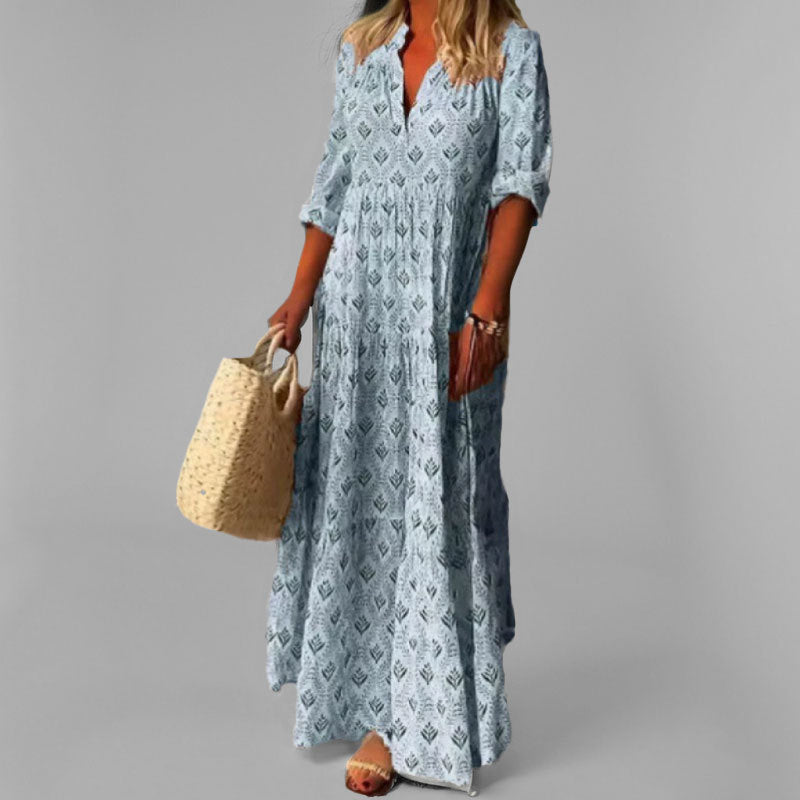 Hannah | V-Neck Maxi Dress 3