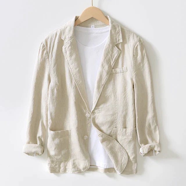 Harlow | Casual Linen Blazer 0