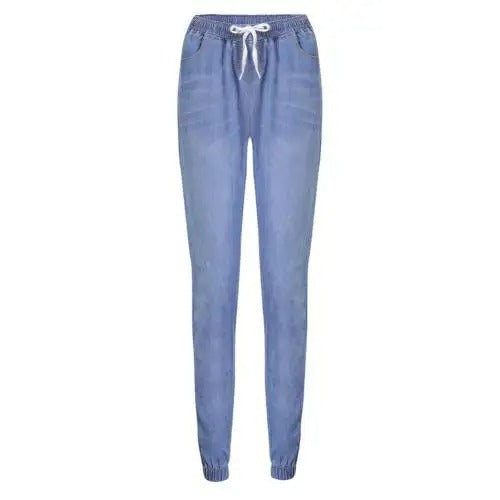 Harmony | Comfortable Cotton Blend Denim Joggers 0
