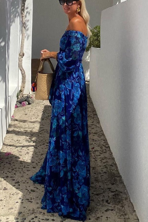 Harper | Romantic Off-Shoulder Floral Maxi Dress 2