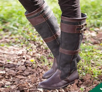 Evelyn | Elegant Waterproof Knee-High Leather Boots