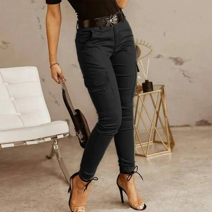 Hayley | Stylish Cargo Jeans 5