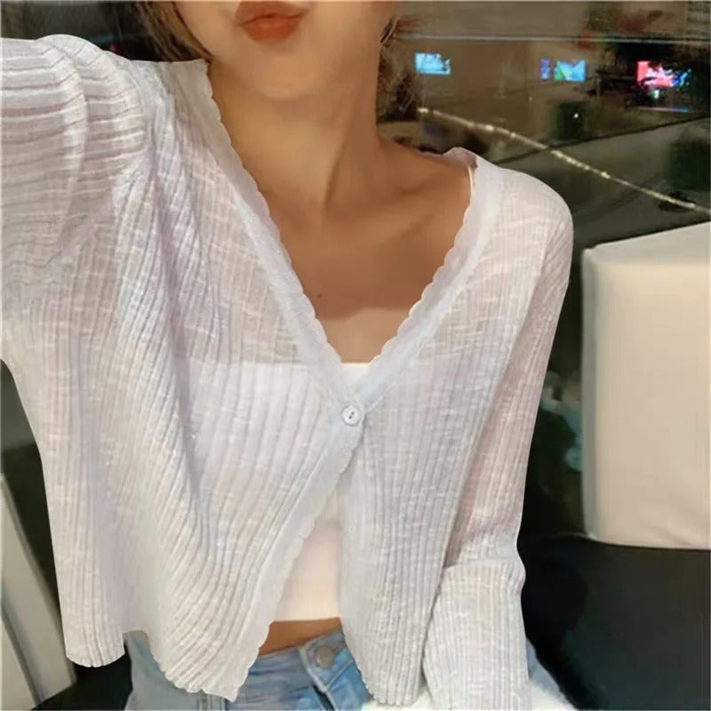 Hazel | Summer Knit Cardigan for women 1