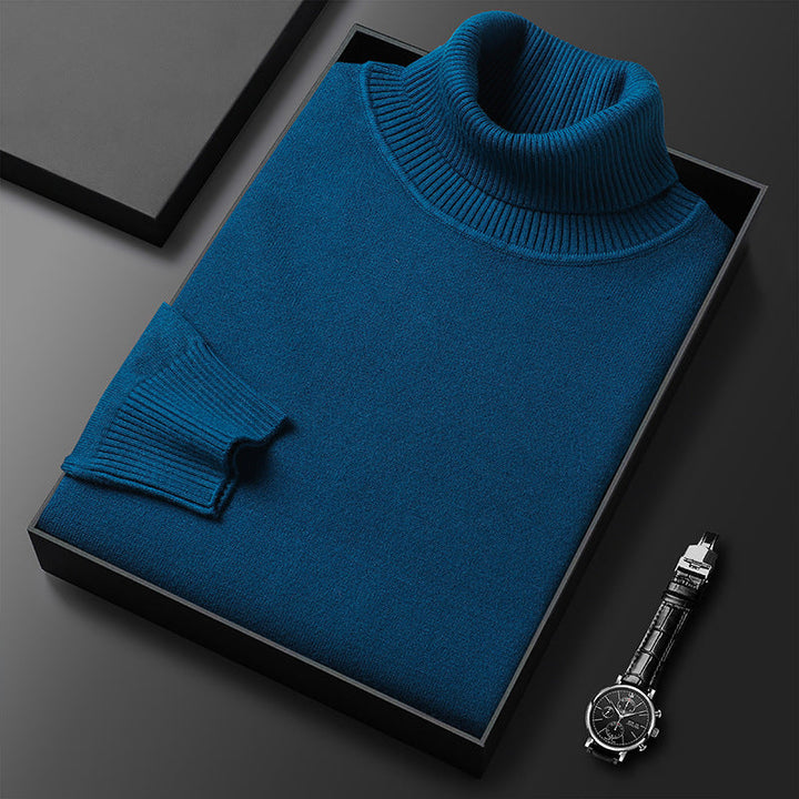 Hunter | Cashmere Cotton Turtleneck Sweater – Elegant Comfort, Versatile Fit 12