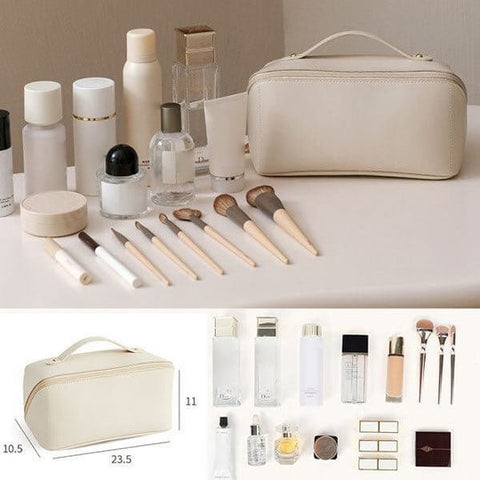 Imogen | Elegant Design and Ample Storage Travel Makeup Bag 4