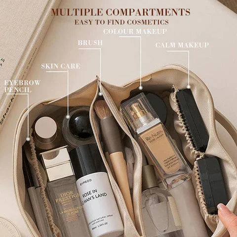 Imogen | Elegant Design and Ample Storage Travel Makeup Bag 5