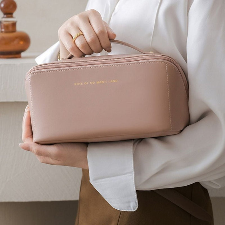 Imogen | Elegant Design and Ample Storage Travel Makeup Bag 7