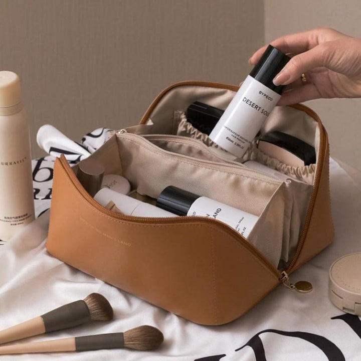 Imogen | Elegant Design and Ample Storage Travel Makeup Bag 8