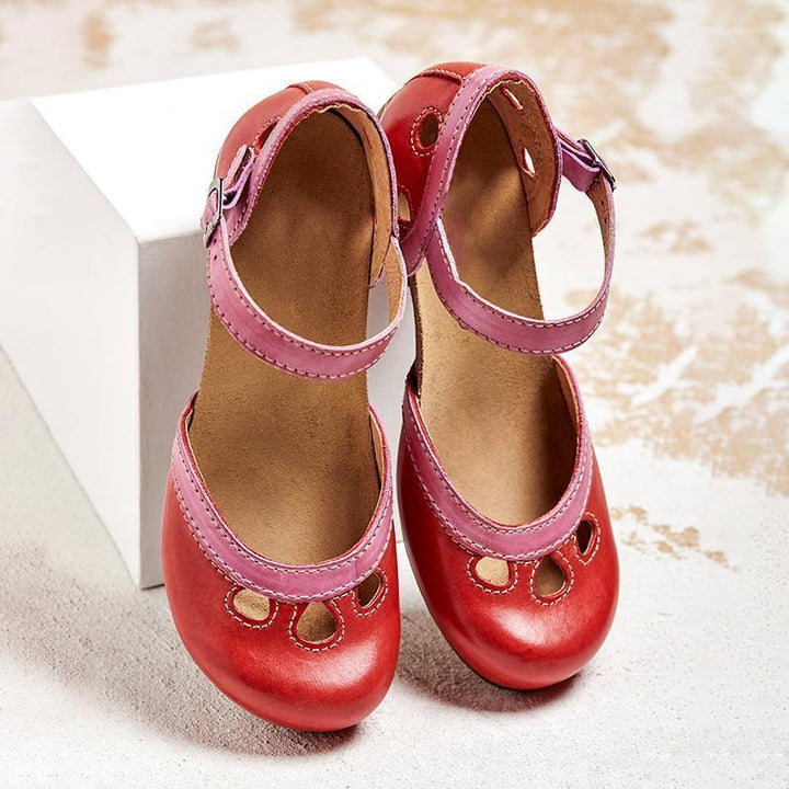 Iris | Low-Heel Orthopedic Support Strappy Sandals 2