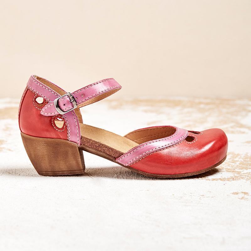 Iris | Low-Heel Orthopedic Support Strappy Sandals 6