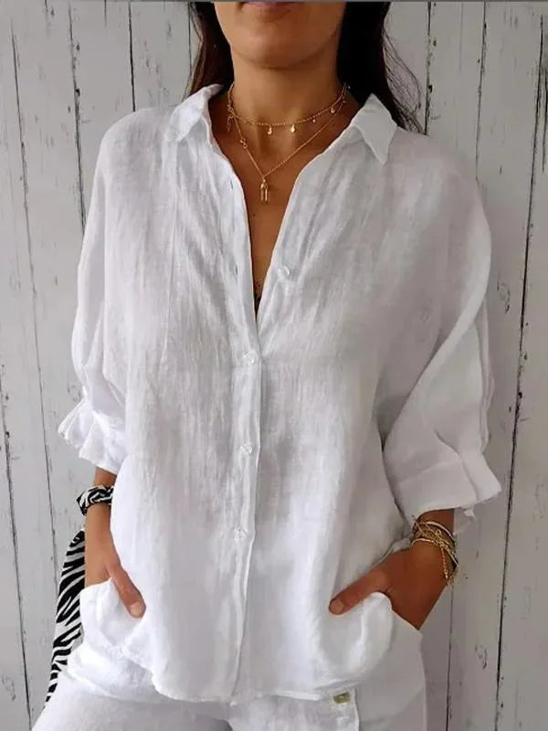 Isabella | Chic Linen Blouse 1