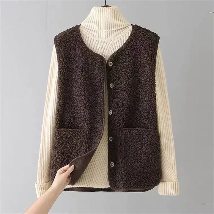 Isabella | Classic and Soft Relaxed Fit Winter Cardigan With Vest 1
