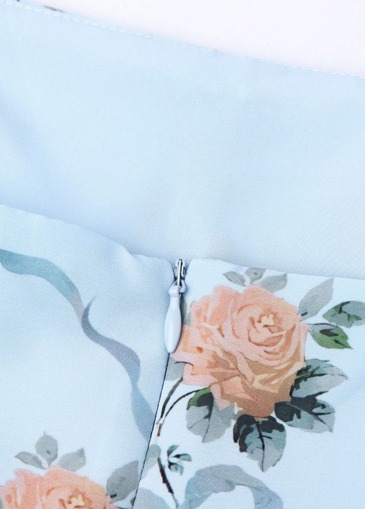 Isabella | Elegant And Sophisticated Floral Midi Dress 7