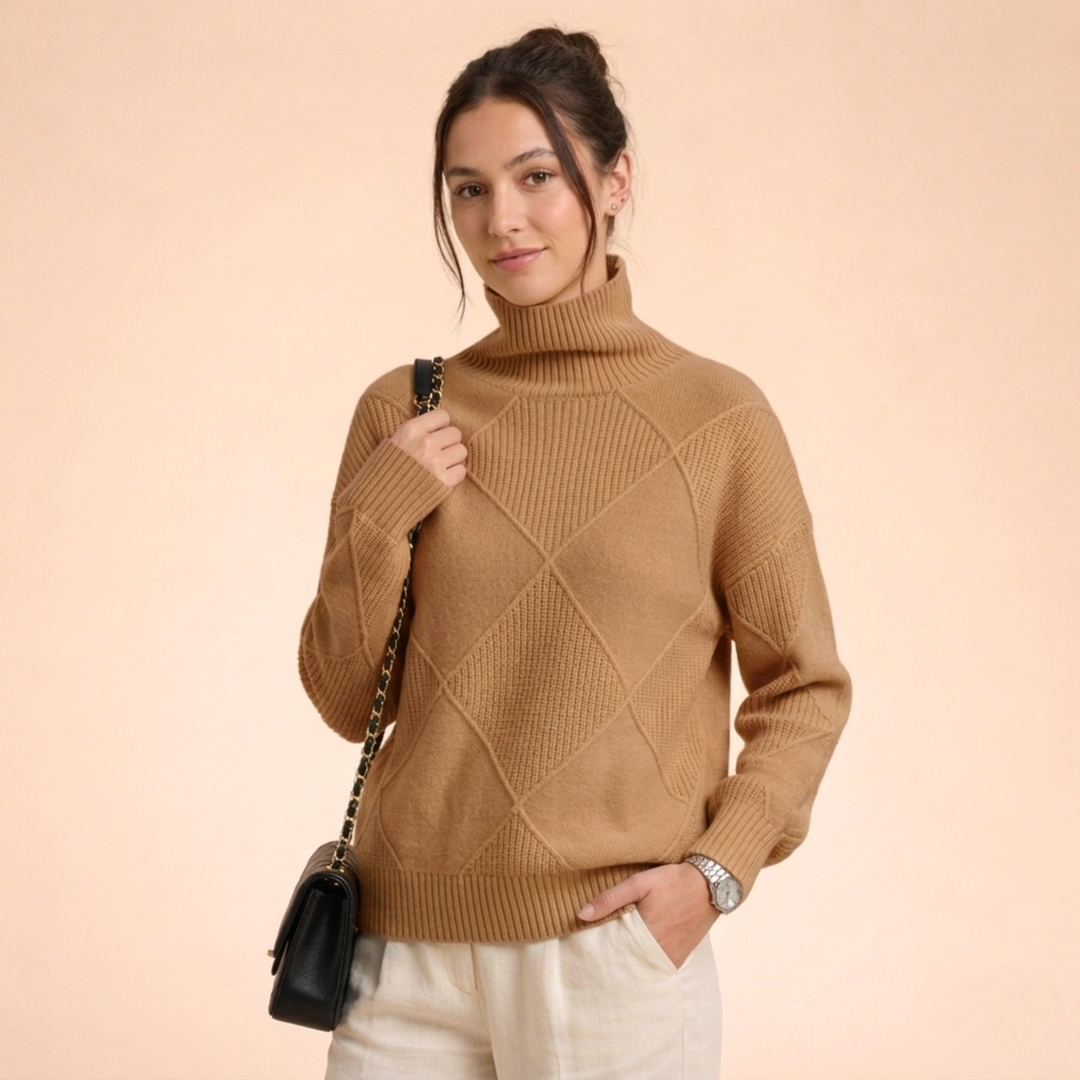 Isabella | Luxurious Cashmere Turtleneck Sweater 2
