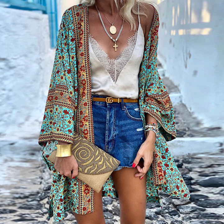 Isabelle | Bohemian Medium-Length Cardigan 0