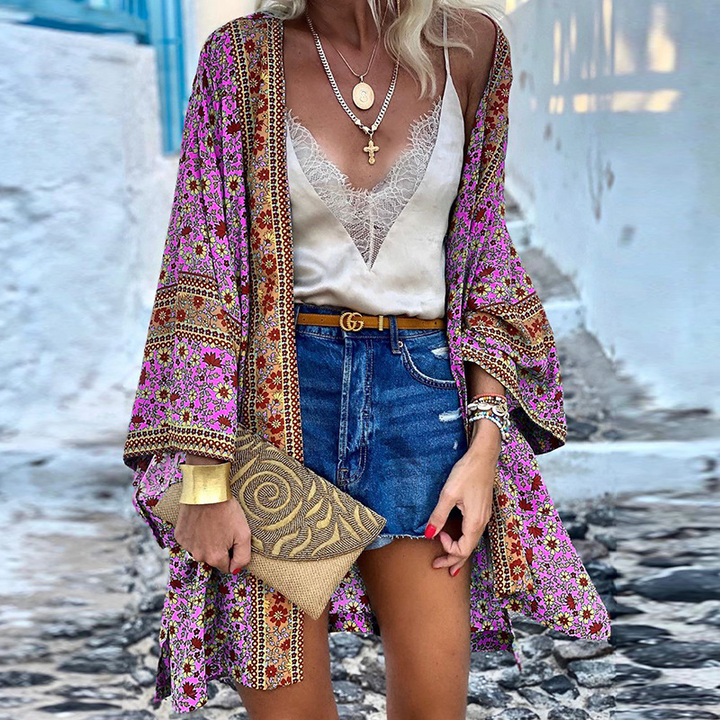 Isabelle | Bohemian Medium-Length Cardigan 7