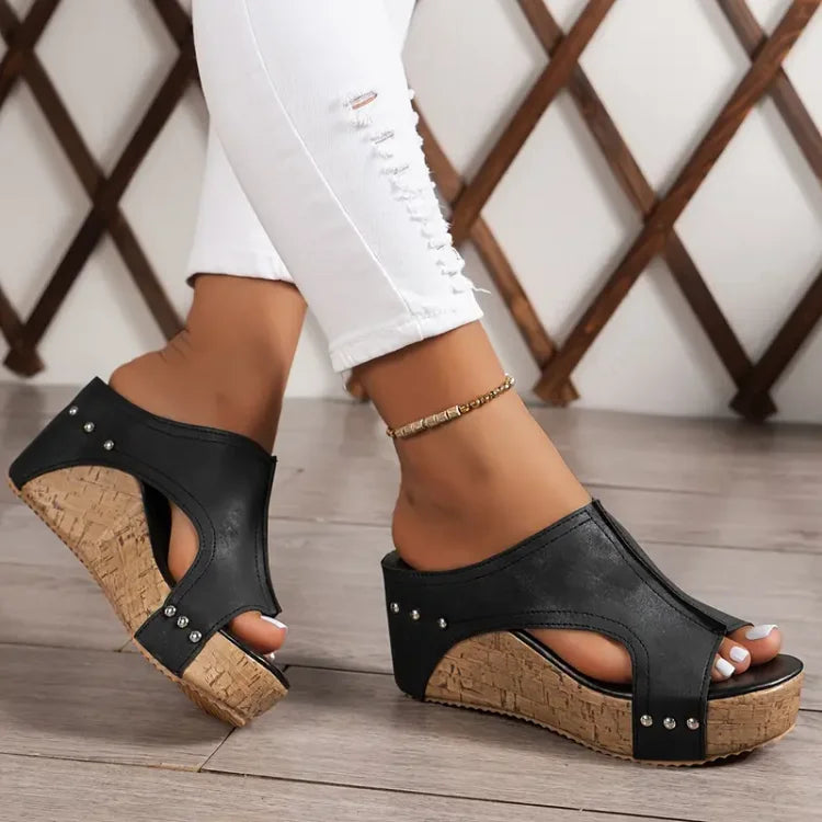 Ivy | Comfortable and Supportive Everyday Wedge Heel Sandals 2