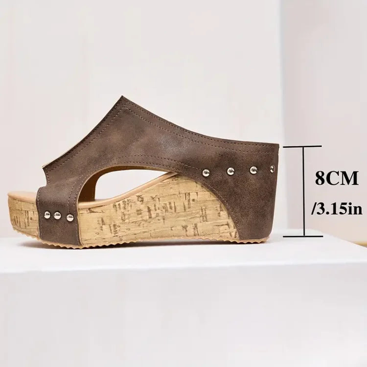 Ivy | Comfortable and Supportive Everyday Wedge Heel Sandals 5