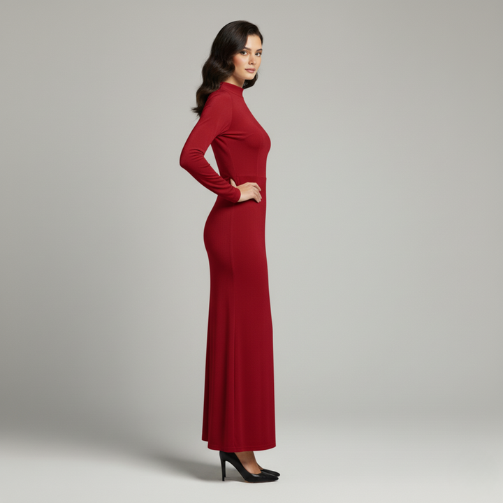 Jaleesa | Elegant Long Sleeves Maxi Dress 3