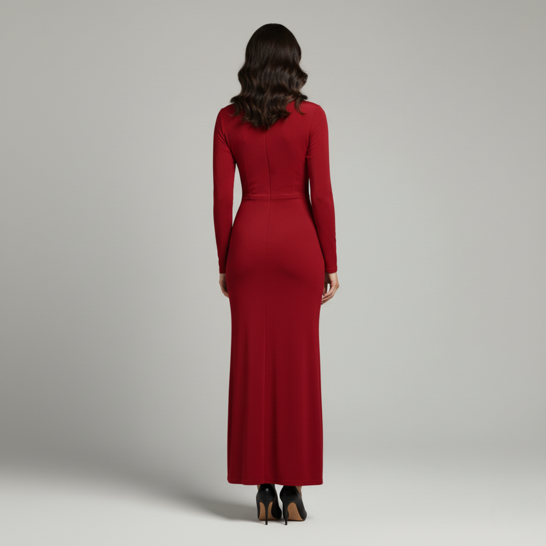 Jaleesa | Elegant Long Sleeves Maxi Dress 4
