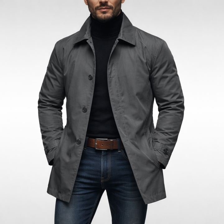 Jason | Weather-resistant and timeless long coat 0