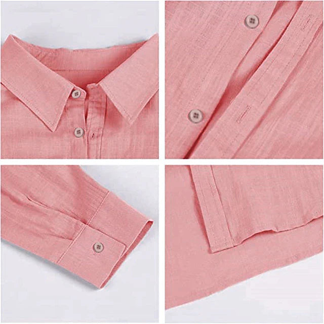 Jaxon | Men's Linen Shirt – Lightweight Cotton Blend, Casual Comfort 4