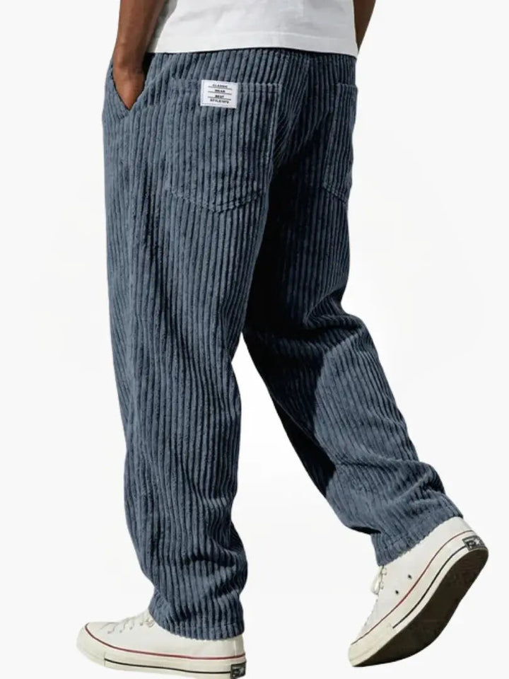 Jaxon | Stylish Relaxed Fit Brown Corduroy Pants – Comfortable & Versatile Trousers 2