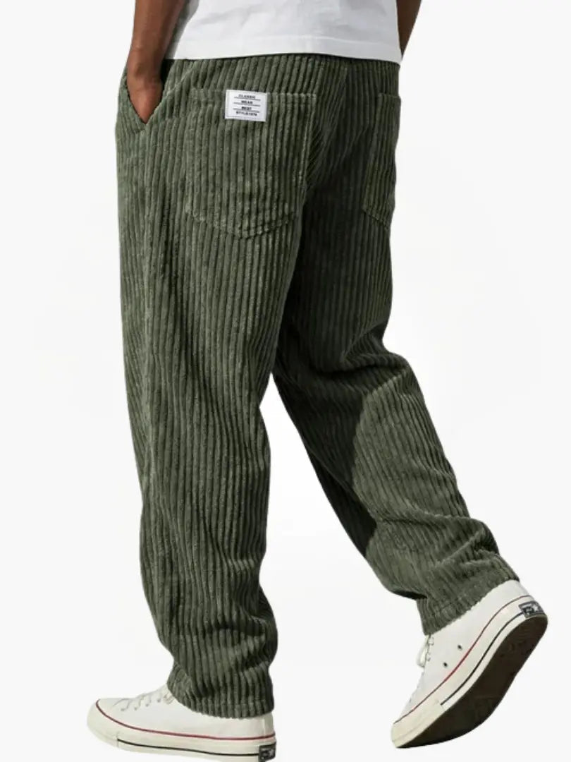Jaxon | Stylish Relaxed Fit Brown Corduroy Pants – Comfortable & Versatile Trousers 8