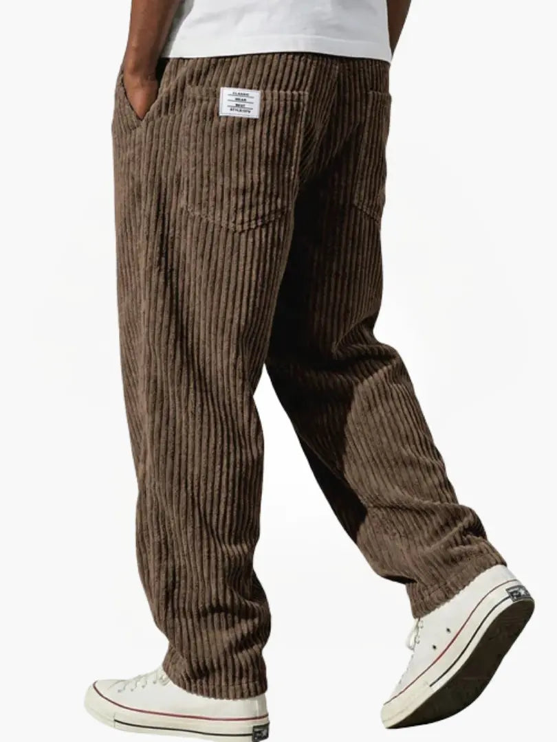 Jaxon | Stylish Relaxed Fit Brown Corduroy Pants – Comfortable & Versatile Trousers 9