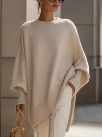 Fiona | Cozy and Sophisticated Oversized Wool Blend Sweater