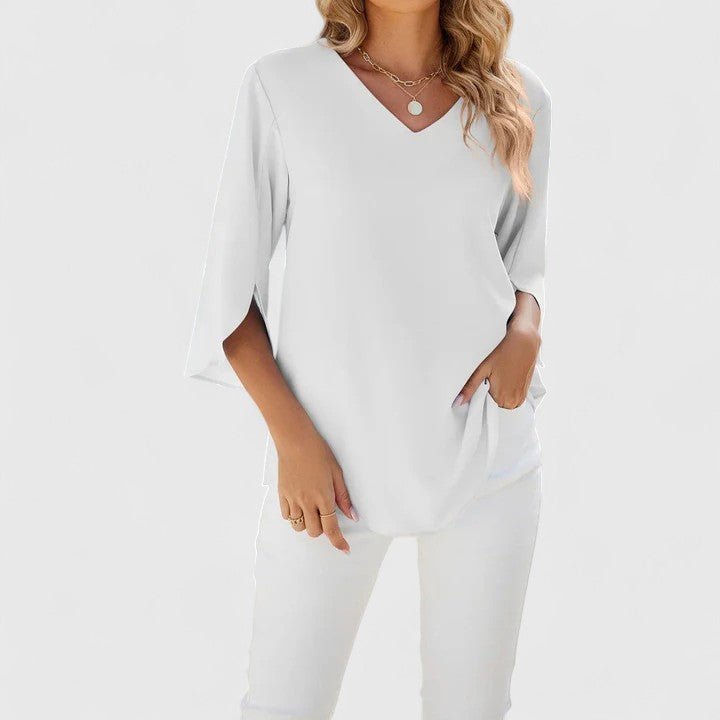 Jessica | Comfortable And Elegant Ruffle Chiffon Blouse 9