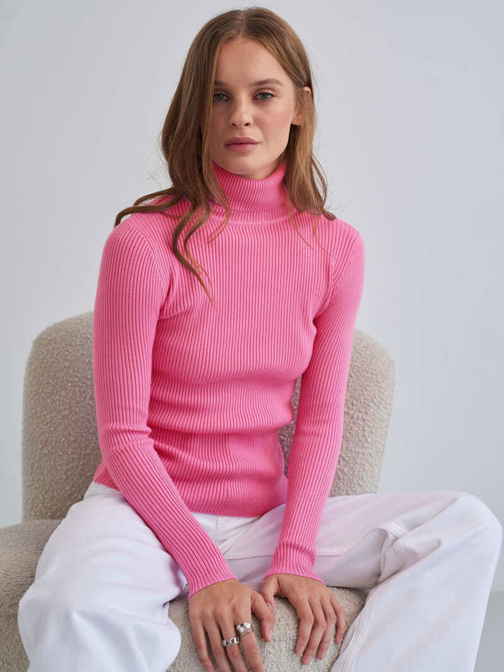 Jessika | Classic cotton turtleneck sweater 12