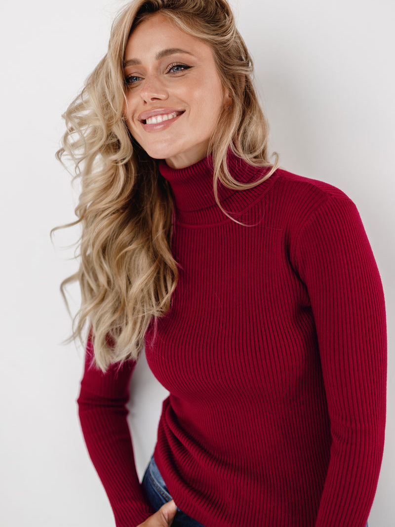Jessika | Classic cotton turtleneck sweater 19