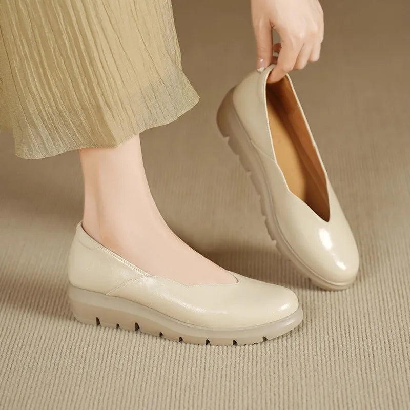 Jessika | Elegant and Comfortable Leather Ballerina Flats 8