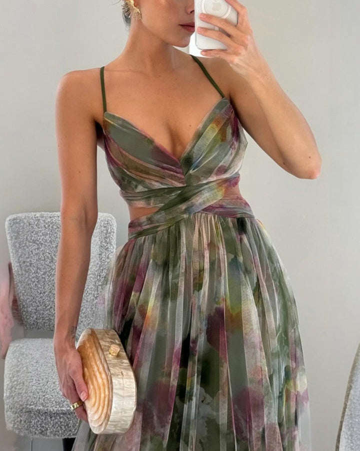 Julia | Romantic and elegant maxi dress with floral print 7