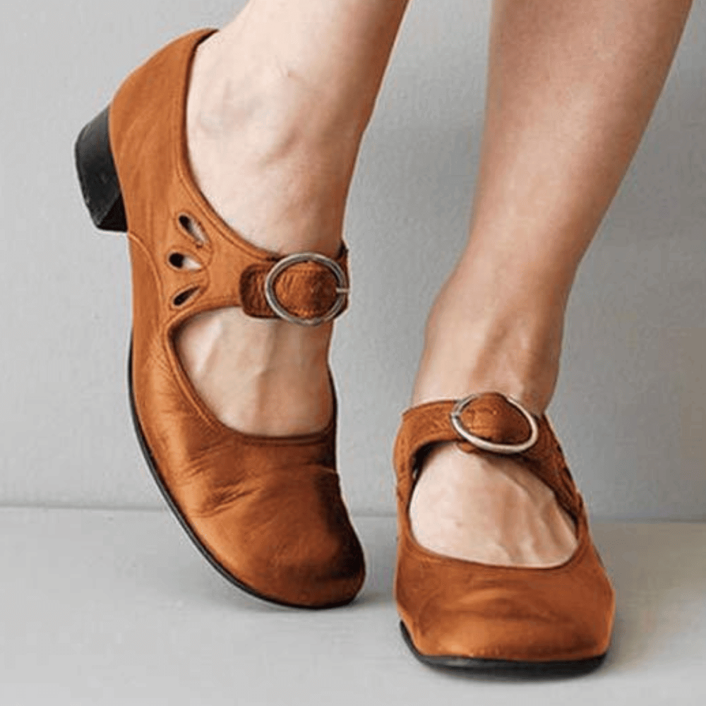 Julia | Supportive Orthopedic Leather Mary Jane Shoes 0