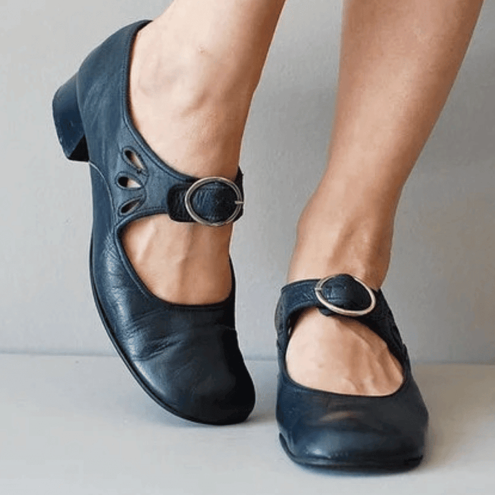 Julia | Supportive Orthopedic Leather Mary Jane Shoes 3