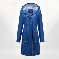 Octavia | Weather-Resistant Structured Hooded Trench Coat